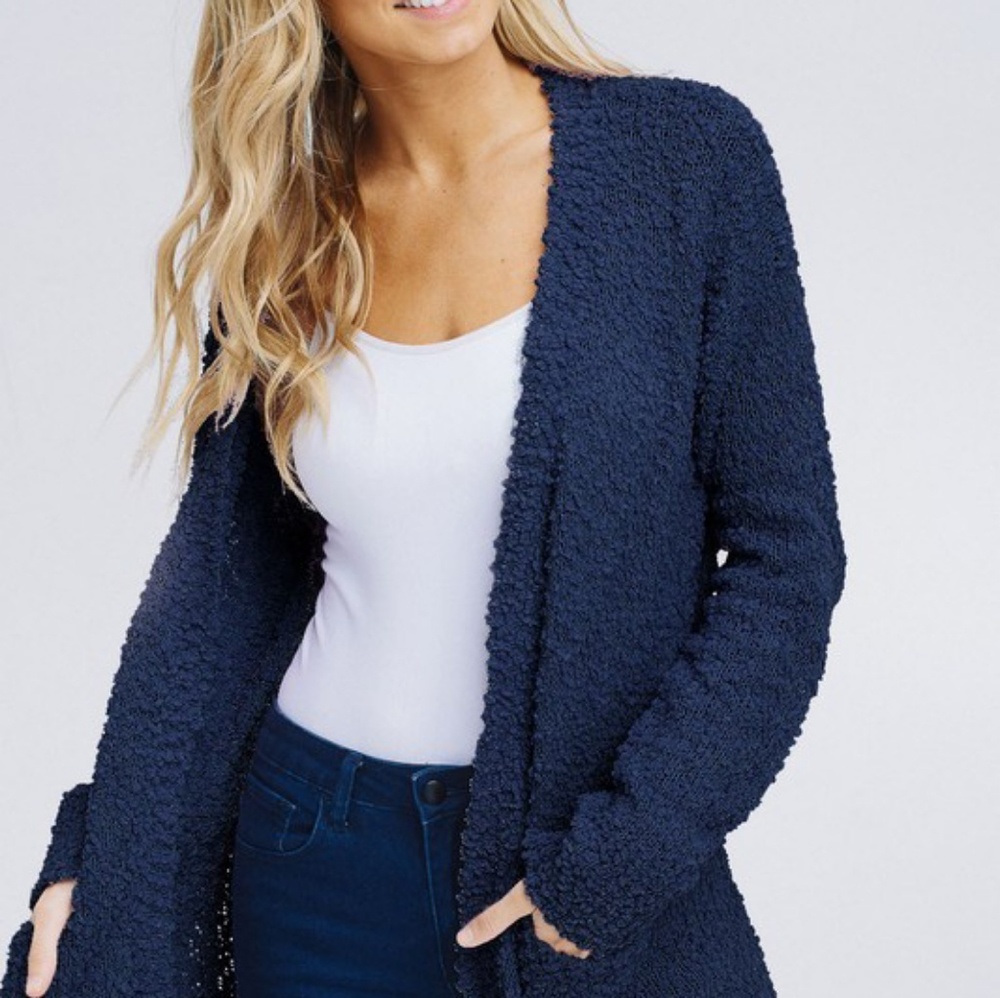 Racheal Popcorn Cardigan